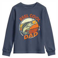 Reel Cool Dad Youth Sweatshirt Funny Fathers Day Fishing Lover Fisherman