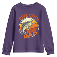 Reel Cool Dad Youth Sweatshirt Funny Fathers Day Fishing Lover Fisherman