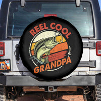 Reel Cool Grandpa Spare Tire Cover Funny Fathers Day Dada Fishing Lover Fisherman