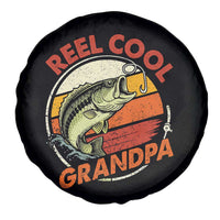 Reel Cool Grandpa Spare Tire Cover Funny Fathers Day Dada Fishing Lover Fisherman
