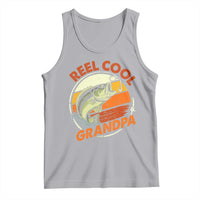 Reel Cool Grandpa Tank Top Funny Fathers Day Dada Fishing Lover Fisherman