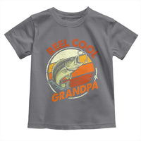 Reel Cool Grandpa Toddler T Shirt Funny Fathers Day Dada Fishing Lover Fisherman
