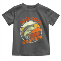 Reel Cool Grandpa Toddler T Shirt Funny Fathers Day Dada Fishing Lover Fisherman