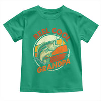 Reel Cool Grandpa Toddler T Shirt Funny Fathers Day Dada Fishing Lover Fisherman