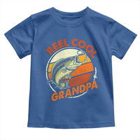 Reel Cool Grandpa Toddler T Shirt Funny Fathers Day Dada Fishing Lover Fisherman