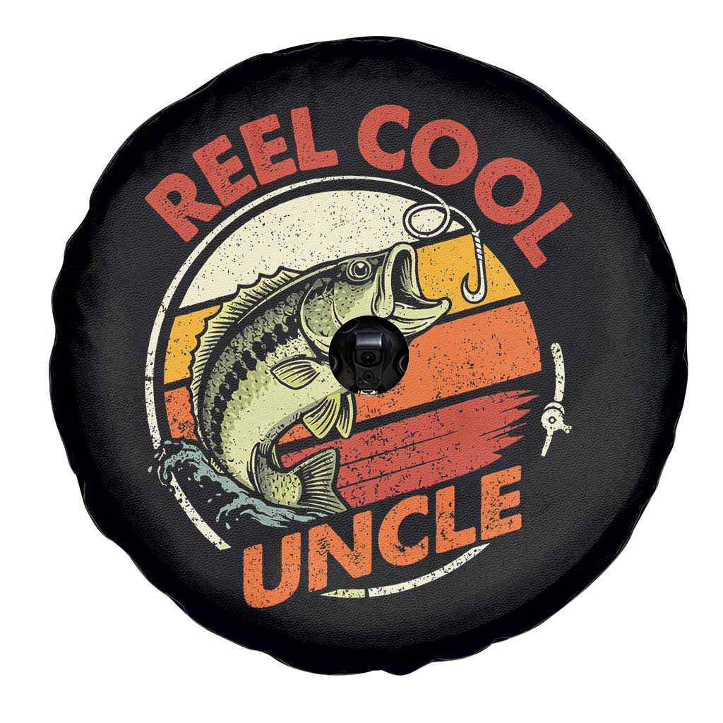 Uncle Fishing Spare Tire Cover Reel Cool Uncle Funny Fathers Day Fisherman