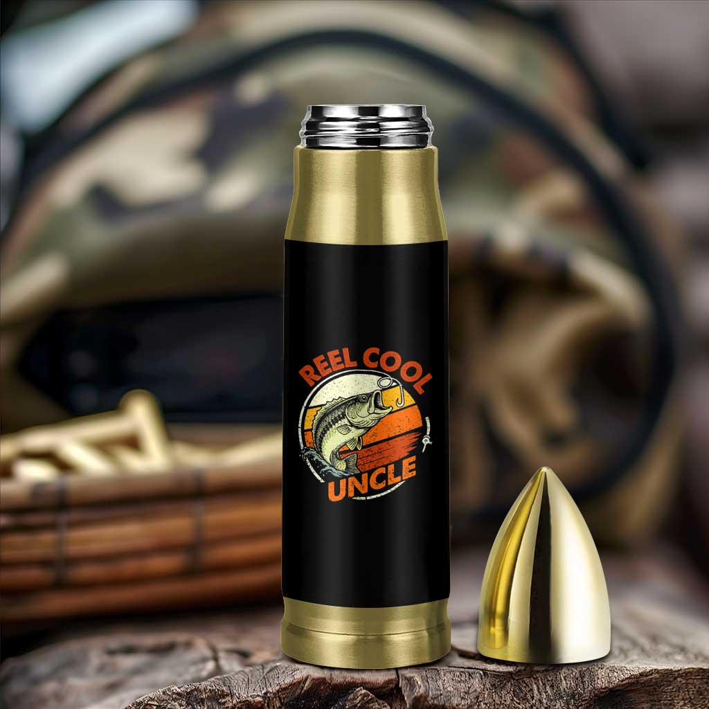 Uncle Fishing Bullet Tumbler Reel Cool Uncle Funny Fathers Day Fisherman