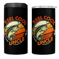 Uncle Fishing 4 in 1 Can Cooler Tumbler Reel Cool Uncle Funny Fathers Day Fisherman