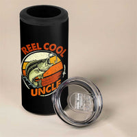 Uncle Fishing 4 in 1 Can Cooler Tumbler Reel Cool Uncle Funny Fathers Day Fisherman
