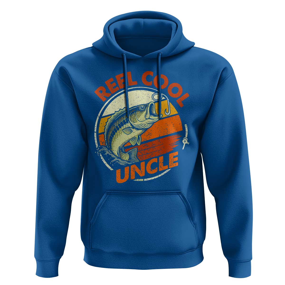 Uncle Fishing Hoodie Reel Cool Uncle Funny Fathers Day Fisherman
