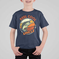 Uncle Fishing T Shirt For Kid Reel Cool Uncle Funny Fathers Day Fisherman
