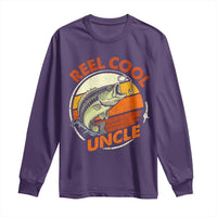 Uncle Fishing Long Sleeve Shirt Reel Cool Uncle Funny Fathers Day Fisherman