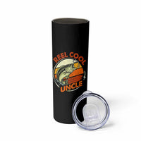 Uncle Fishing Skinny Tumbler Reel Cool Uncle Funny Fathers Day Fisherman