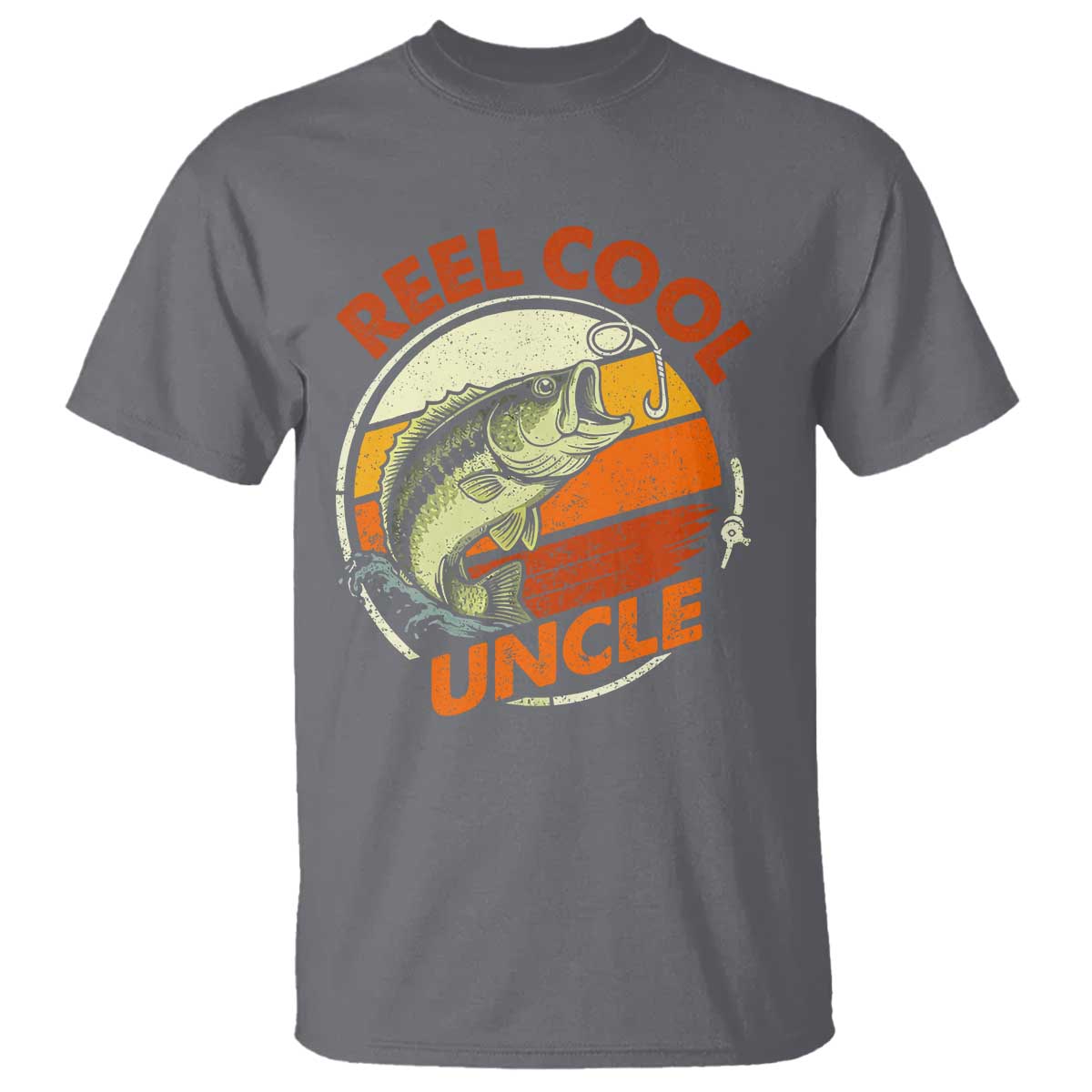 Uncle Fishing T Shirt Reel Cool Uncle Funny Fathers Day Fisherman