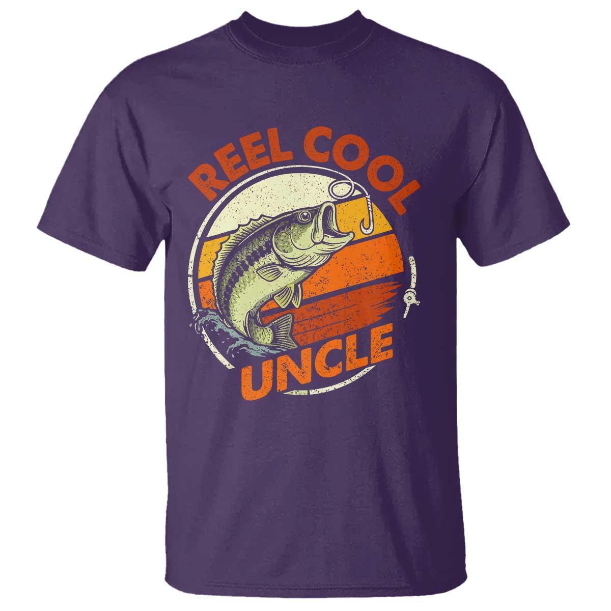 Uncle Fishing T Shirt Reel Cool Uncle Funny Fathers Day Fisherman