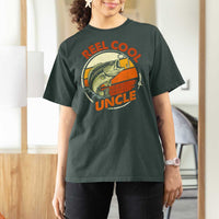 Uncle Fishing T Shirt For Women Reel Cool Uncle Funny Fathers Day Fisherman