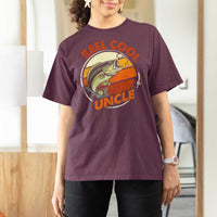 Uncle Fishing T Shirt For Women Reel Cool Uncle Funny Fathers Day Fisherman