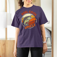 Uncle Fishing T Shirt For Women Reel Cool Uncle Funny Fathers Day Fisherman
