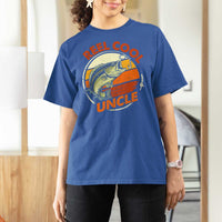 Uncle Fishing T Shirt For Women Reel Cool Uncle Funny Fathers Day Fisherman