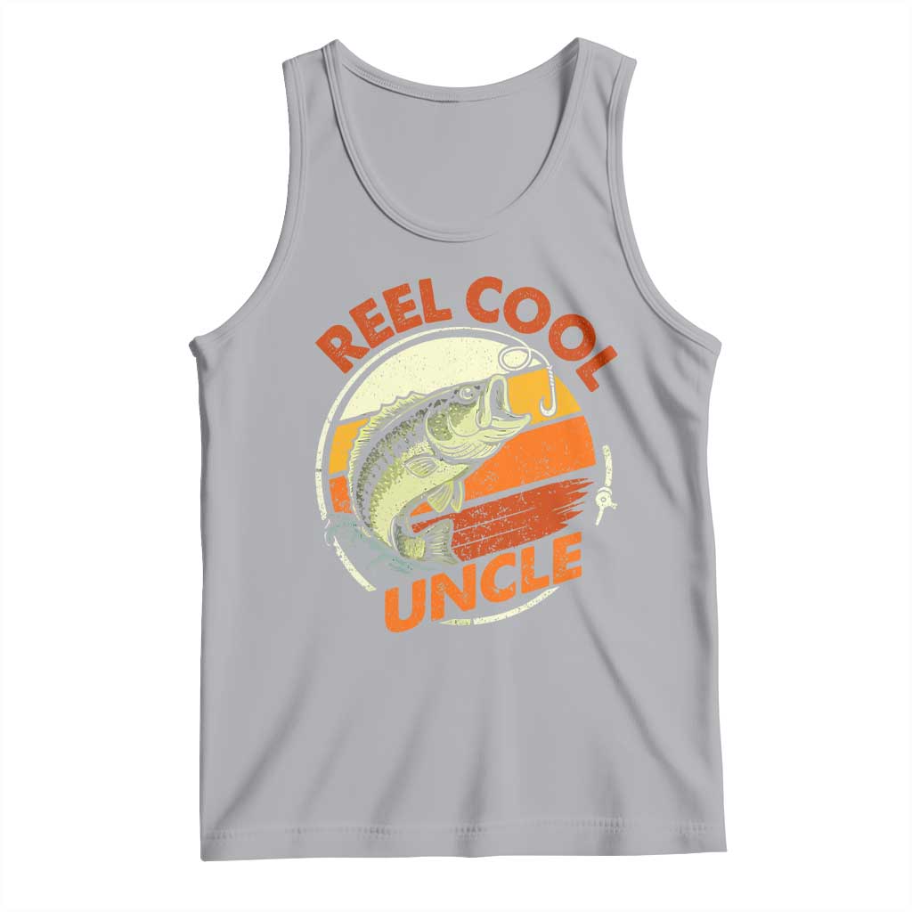 Uncle Fishing Tank Top Reel Cool Uncle Funny Fathers Day Fisherman
