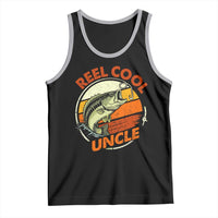 Uncle Fishing Tank Top Reel Cool Uncle Funny Fathers Day Fisherman