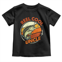 Uncle Fishing Toddler T Shirt Reel Cool Uncle Funny Fathers Day Fisherman