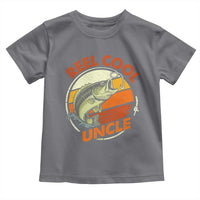 Uncle Fishing Toddler T Shirt Reel Cool Uncle Funny Fathers Day Fisherman