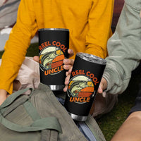 Uncle Fishing Tumbler Cup Reel Cool Uncle Funny Fathers Day Fisherman