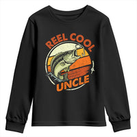 Uncle Fishing Youth Sweatshirt Reel Cool Uncle Funny Fathers Day Fisherman