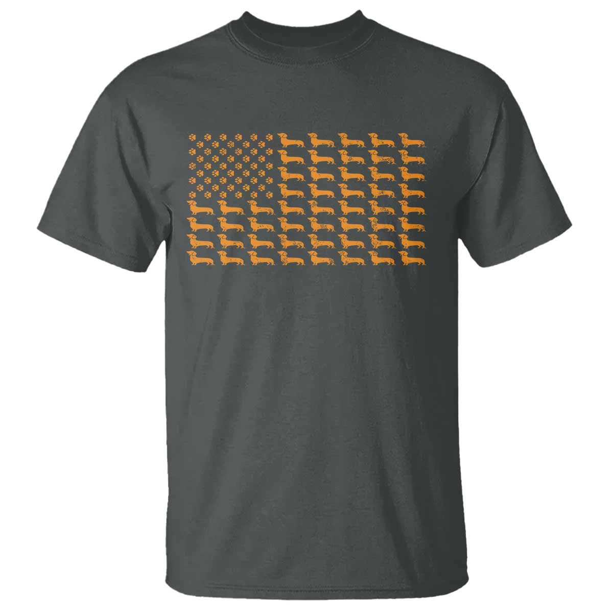 Vintage Dachshund Dad American Flag T Shirt Weiner Dog Fathers Day Gifts For Dog Lovers Dad - Wonder Print Shop