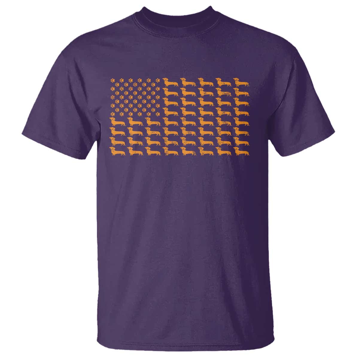 Vintage Dachshund Dad American Flag T Shirt Weiner Dog Fathers Day Gifts For Dog Lovers Dad - Wonder Print Shop
