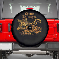 Chinga La Migra Spare Tire Cover Retro Protest Subtle FDT Cat Meme