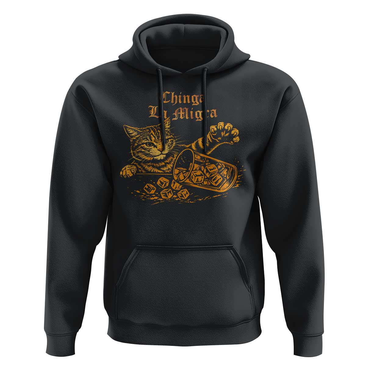 Chinga La Migra Hoodie Retro Protest Subtle FDT Cat Meme
