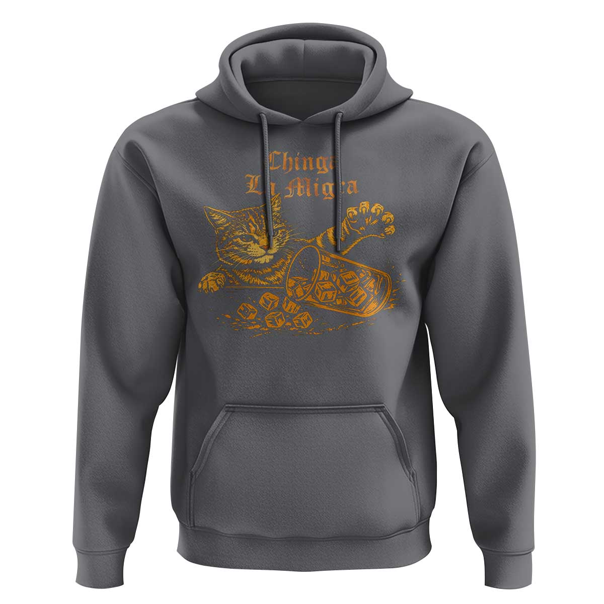 Chinga La Migra Hoodie Retro Protest Subtle FDT Cat Meme
