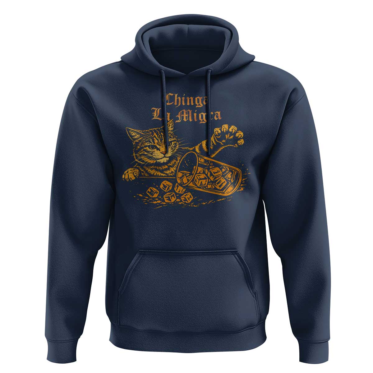 Chinga La Migra Hoodie Retro Protest Subtle FDT Cat Meme