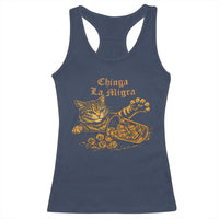 Chinga La Migra Racerback Tank Top Retro Protest Subtle FDT Cat Meme