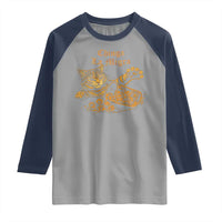 Chinga La Migra Raglan Shirt Retro Protest Subtle FDT Cat Meme