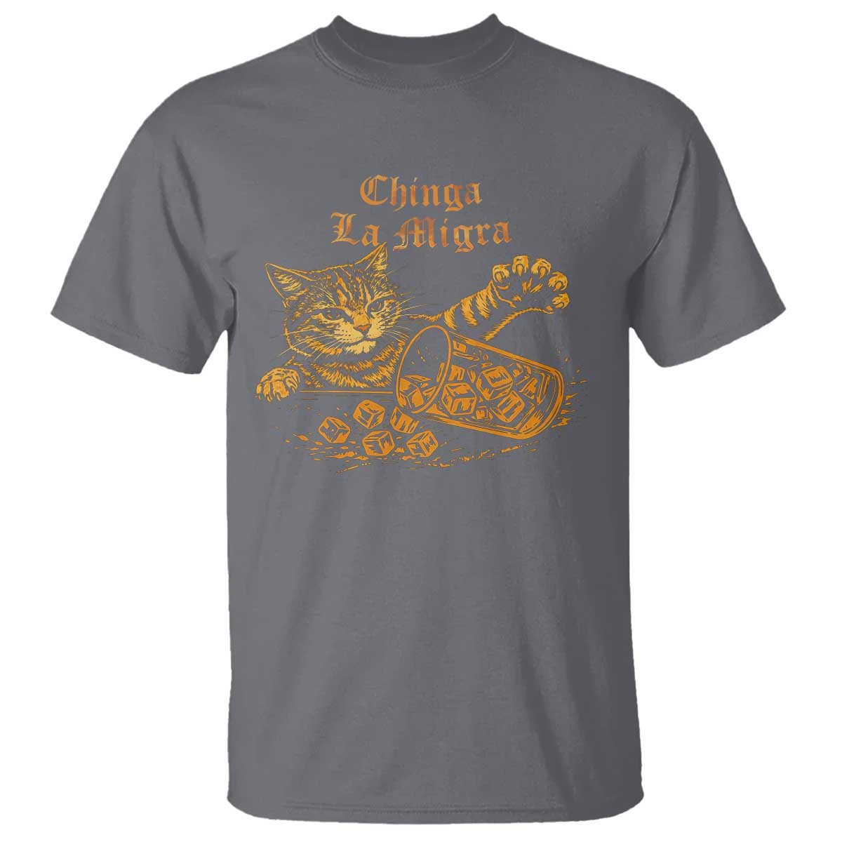Chinga La Migra T Shirt Retro Protest Subtle FDT Cat Meme