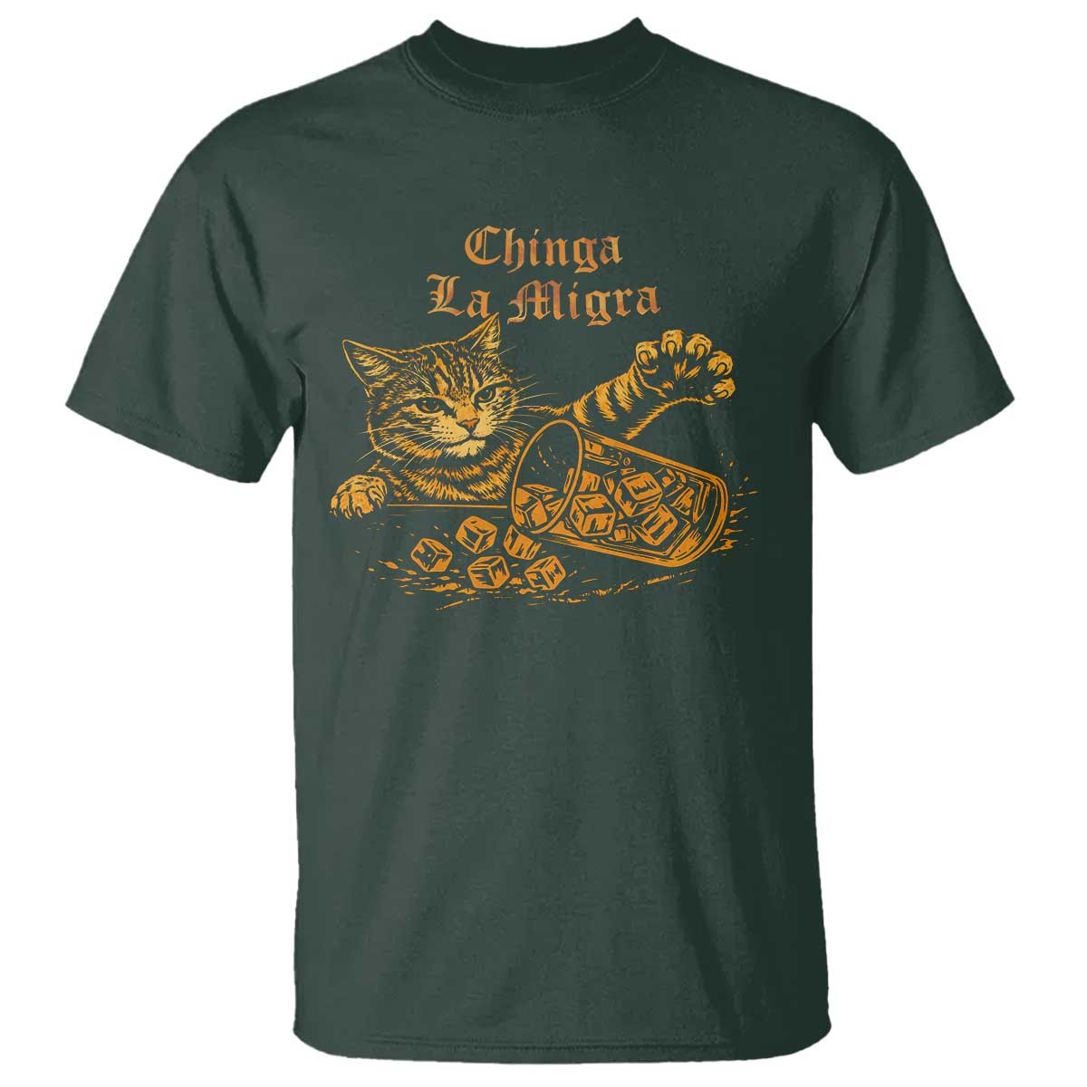 Chinga La Migra T Shirt Retro Protest Subtle FDT Cat Meme