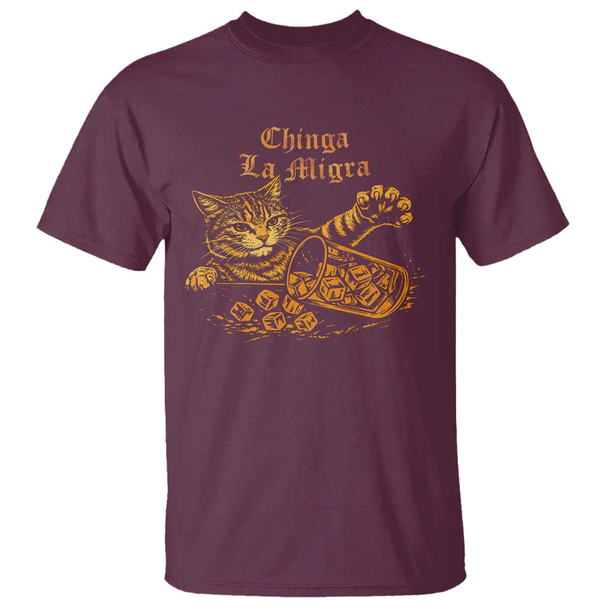 Chinga La Migra T Shirt Retro Protest Subtle FDT Cat Meme