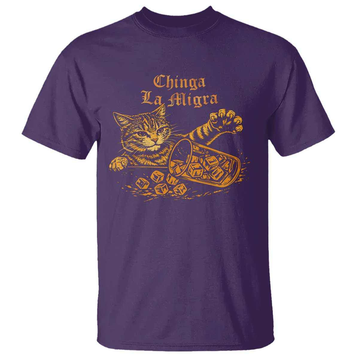 Chinga La Migra T Shirt Retro Protest Subtle FDT Cat Meme
