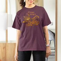 Chinga La Migra T Shirt For Women Retro Protest Subtle FDT Cat Meme