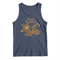 Chinga La Migra Tank Top Retro Protest Subtle FDT Cat Meme