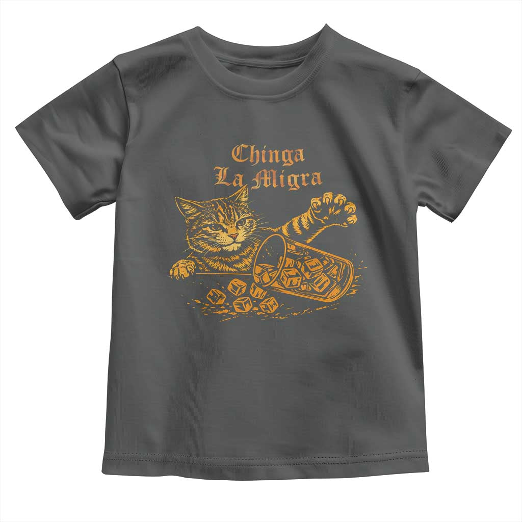 Chinga La Migra Toddler T Shirt Retro Protest Subtle FDT Cat Meme