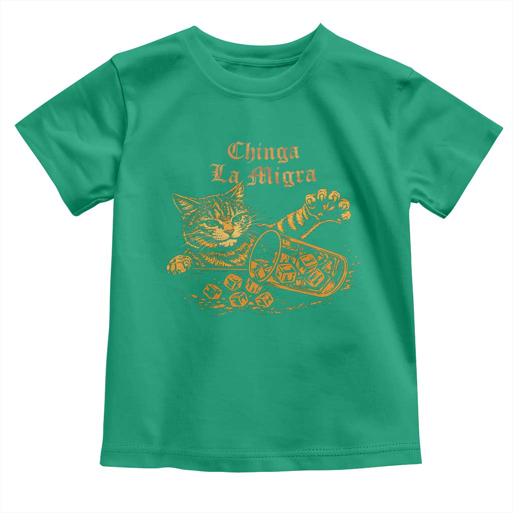 Chinga La Migra Toddler T Shirt Retro Protest Subtle FDT Cat Meme