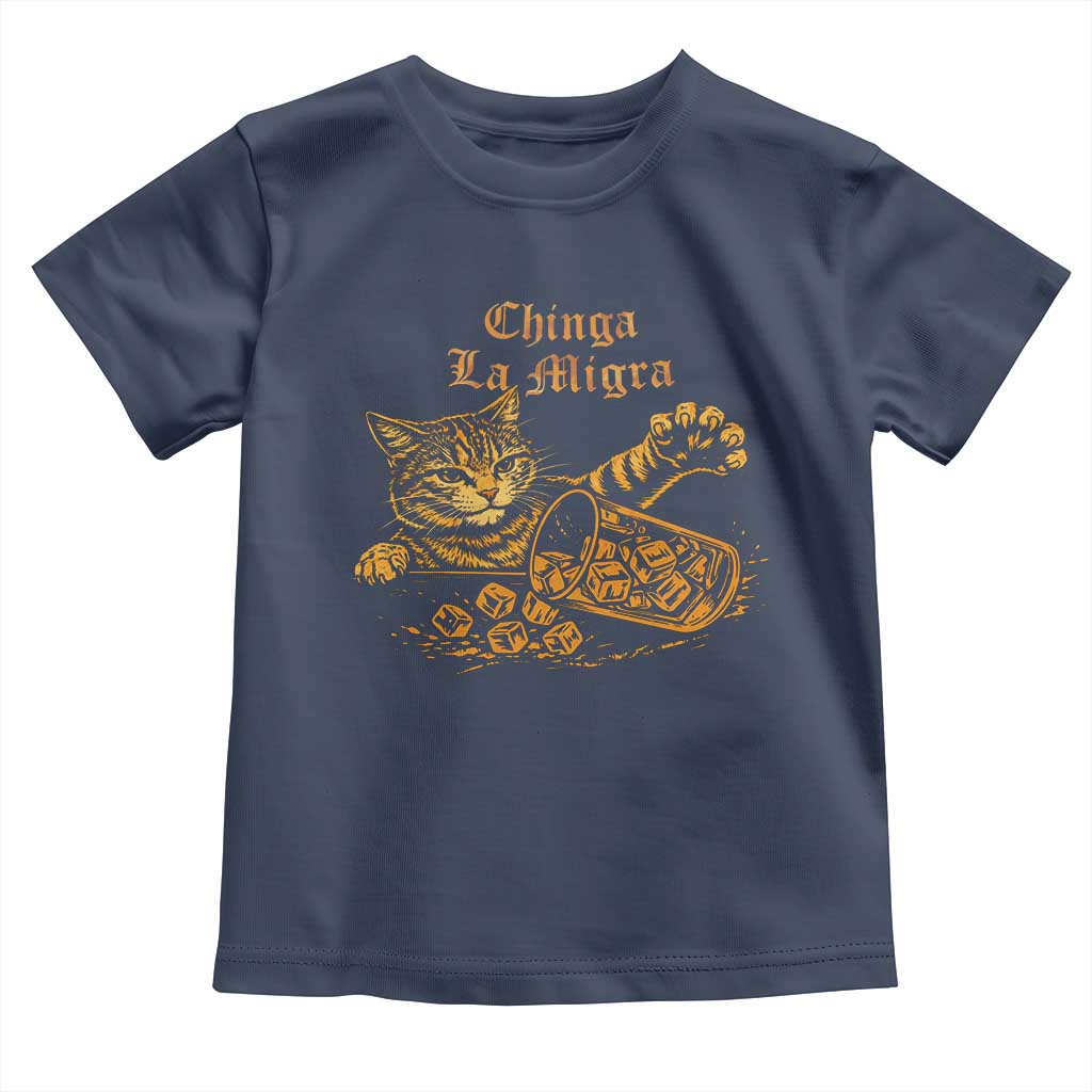 Chinga La Migra Toddler T Shirt Retro Protest Subtle FDT Cat Meme