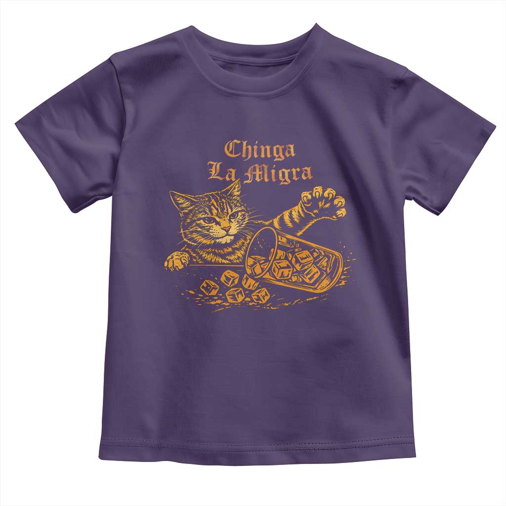 Chinga La Migra Toddler T Shirt Retro Protest Subtle FDT Cat Meme