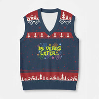 18 Years Later 18th Birthday V-Neck Knit Sweater Vest Eighteen Party Funny Meme