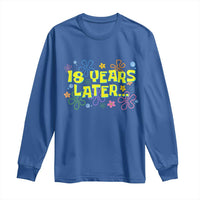18 Years Later 18th Birthday Long Sleeve Shirt Eighteen Party Funny Meme