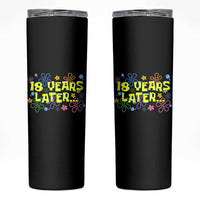 18 Years Later 18th Birthday Skinny Tumbler Eighteen Party Funny Meme